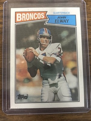1987 Topps - John Elway #31 Denver Broncos   Flawless! Possible 10 MUST SEE!
