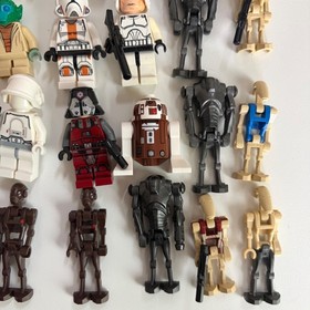 Lego Star Wars Minifigure Parts Lot Clone Troopers Droids 75035 75001 9497 7913