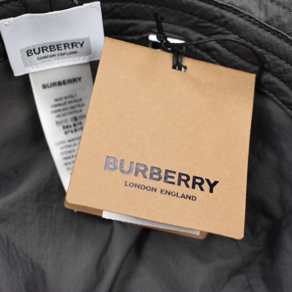 NWT $530 Burberry Slate Gray Twin Pocket Horseferry Logo
