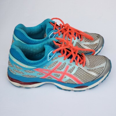 Asics Gel Cumulus 17 Women's Size Silver Blue Athletic Sneaker