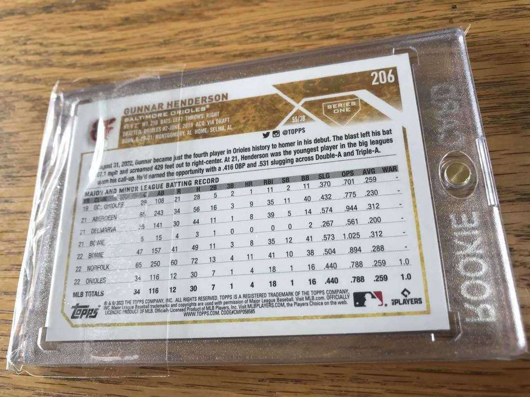 Gunner Henderson Topps 2023 Ssp Top Prospect | eBay