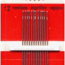 StitchPro 12-Pack Size 7 Cotton Darners Needles - Precision Sewing Tools for Men