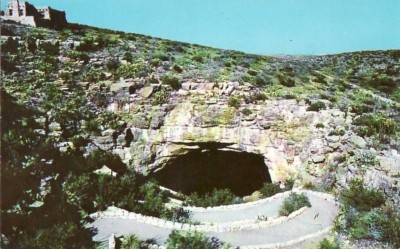 P85.Postkarte.Natürlicher Eingang am Trail Carlsbad Caverns Nationalpark.New Mexico