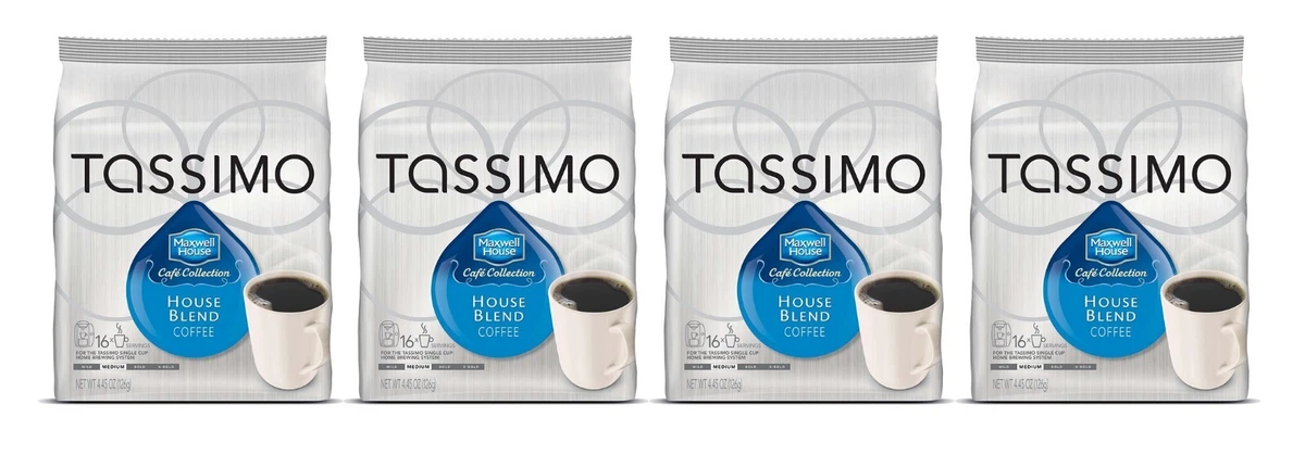 Tassimo Maxwell House Cafe Collection House Blend Medium Coffee T