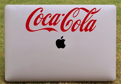Coca Cola Logo Decal- Soda Sticker- Food and Drink Decal- Vinyl Decal - Photo 1/3