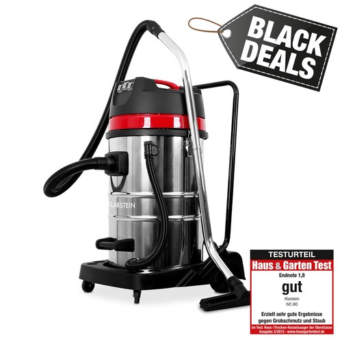 Vacuum cleaner Wet dry Hoover Industrial 80 L Steel tank Shop Vac Home 3000W