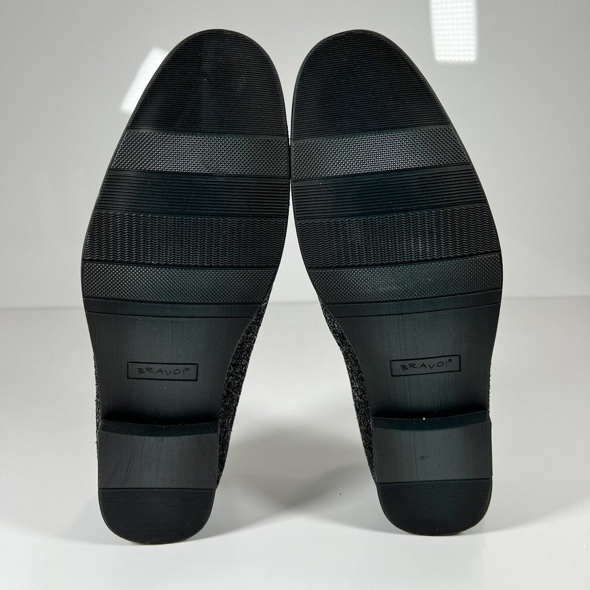 Bravo! Mens Black Glitter Dress Shoe Loafer Prom 12M US | eBay