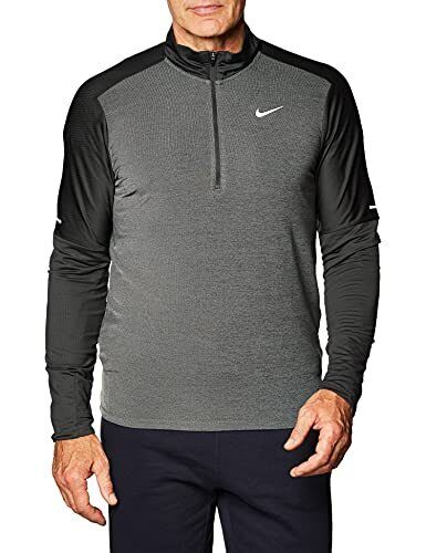 Nike Men's Dri-Fit Element Top Half-Zip Fleece Grey Sz Small Nike Men's Dri-Fit Element Top Half-Zip Fleece Grey Sz Small