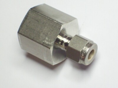 1 - Swagelok Connector Fitting, 1/4'' Tube x 1/2'' Female NPT,  SS-400-7-8