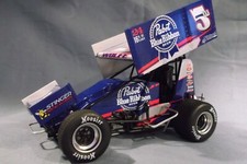 LUCAS WOLFE PABST BLUE RIBBON BEER 1:18 ACME OPEN WHEEL SPRINT CAR GMP A1809519