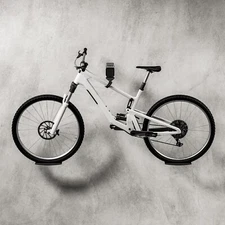 Bike Wall Mount Horizontal For Ebikes Mtb & Road Bicycle Wall Mount With Support