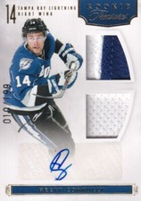11-12 PANINI ROOKIE ANTHOLOGY ROOKIE JERSEY AUTO BRETT CONNOLLY RC /199 #106
