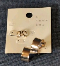 A New Day Hoop Earrings - Gold finish 2 pair