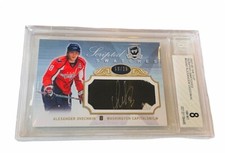 Alex Ovechkin Auto Patch /25 Capitals 2007-08 The Cup Game Used Jersey BGS 8 sp