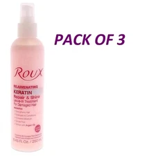 Roux Rejuvenating Keratin 233 Repair and Shine 8.45 oz.(3 Pack)