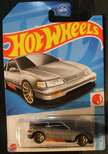 Hot Wheels '88 Honda CR-X HW J-Imports Mattel diecast ~ S scale Trains 1/64 GREY
