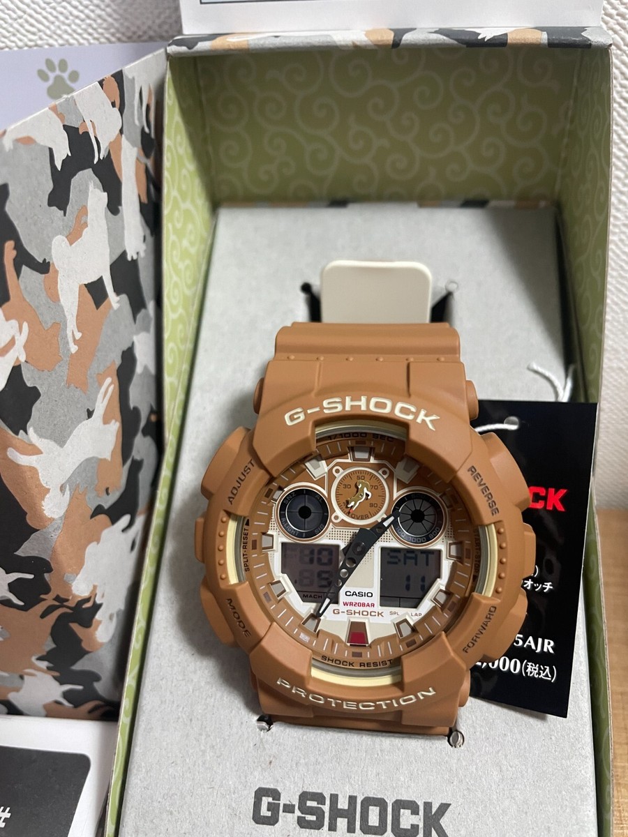 Casio G-SHOCK GA-100SHB-5AJR SHIBA INU Akashiba Men's Watch Casio G-SHOCK GA-100SHB-5AJR SHIBA INU Akashiba Men's Watch