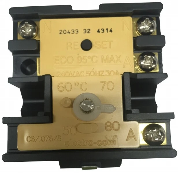 ADJUSTABLE ELECTRIC THERMOSTAT HOT WATER HEATER CONTROL 50-80 DEGREES  CELSIUS | eBay