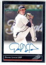 2018 Leaf Ultimate Draft DANIEL LYNCH Gold Stars ROOKIE AUTO!