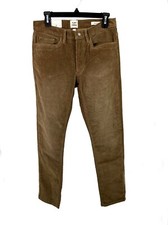 Huckberry Flint  Tinder 365 Corduroy Slim Fit Pants Mens Sz 28x30 Tan Earth NEW