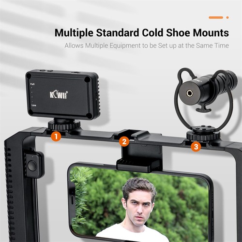 SmartPhone Film Making Vlogging Kit Video Camera U Rig Stabilizer Cage fr iPhone - Picture 4 of 13