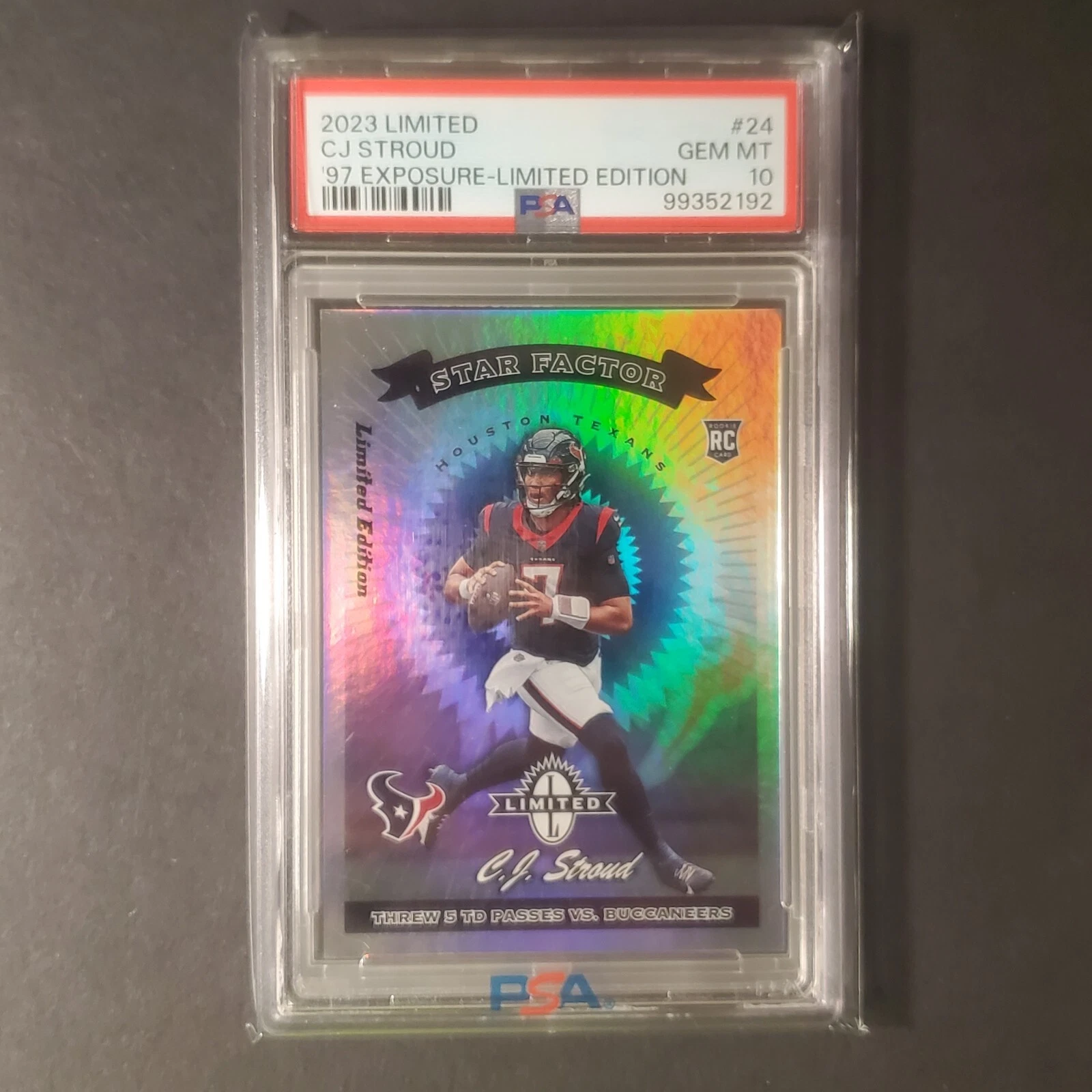 CJ Stroud Panini Limited 1997 Limited Exposure #24 Limited Edition