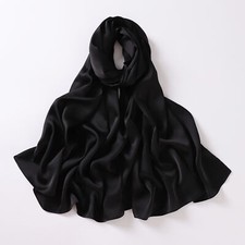 Solid Color Long Headscarf Women Hijab Muslim Shawl Wrap Turban Scarves Stoles