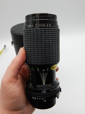 Sigma Zoom-K II 52mm Lens for Canon 1:4.5 f=70~210mm Multi-Coated