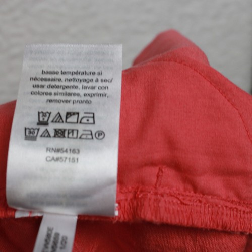 Tommy Hilfiger Women's Linen Blend Paperbag Shorts Size M Coral Pink - Picture 12 of 12