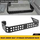 Aluminum Under Seat Storage Rear Organizer PANEL For Ford F150 09-14 Accessories
