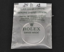 Rolex original crystal 25 12 for Zephir Bombay, 1002 & others, New NOS sealed
