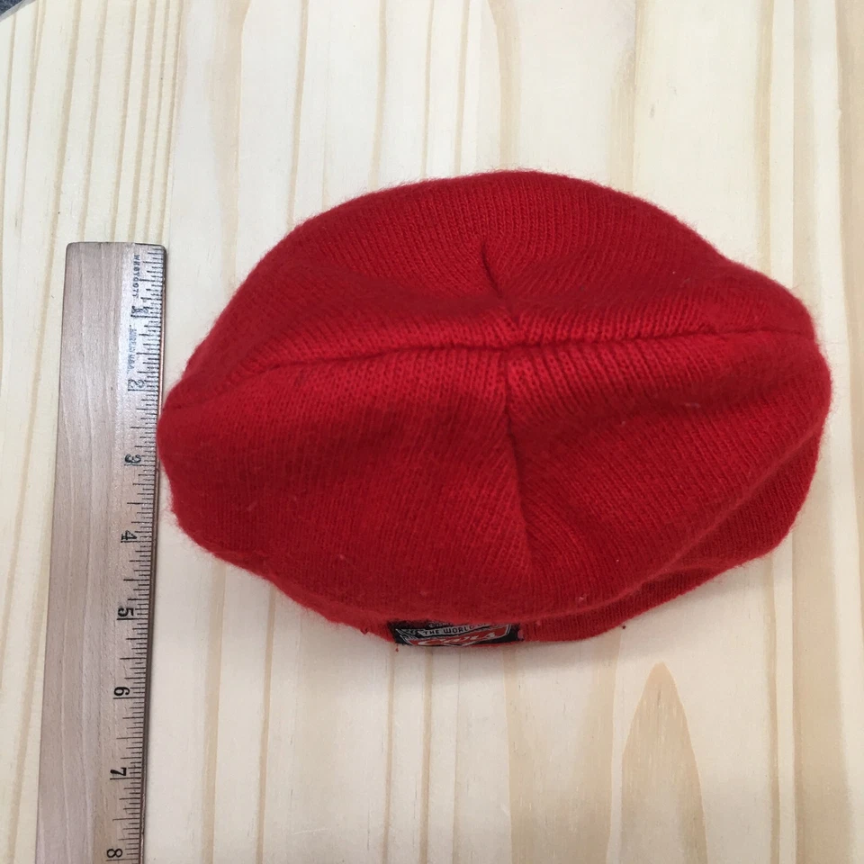 Disney Pixar El Mundo de los Coches Gorro Juvenil Rojo Talla Única Tejido Bordado Foto 3 de 4
