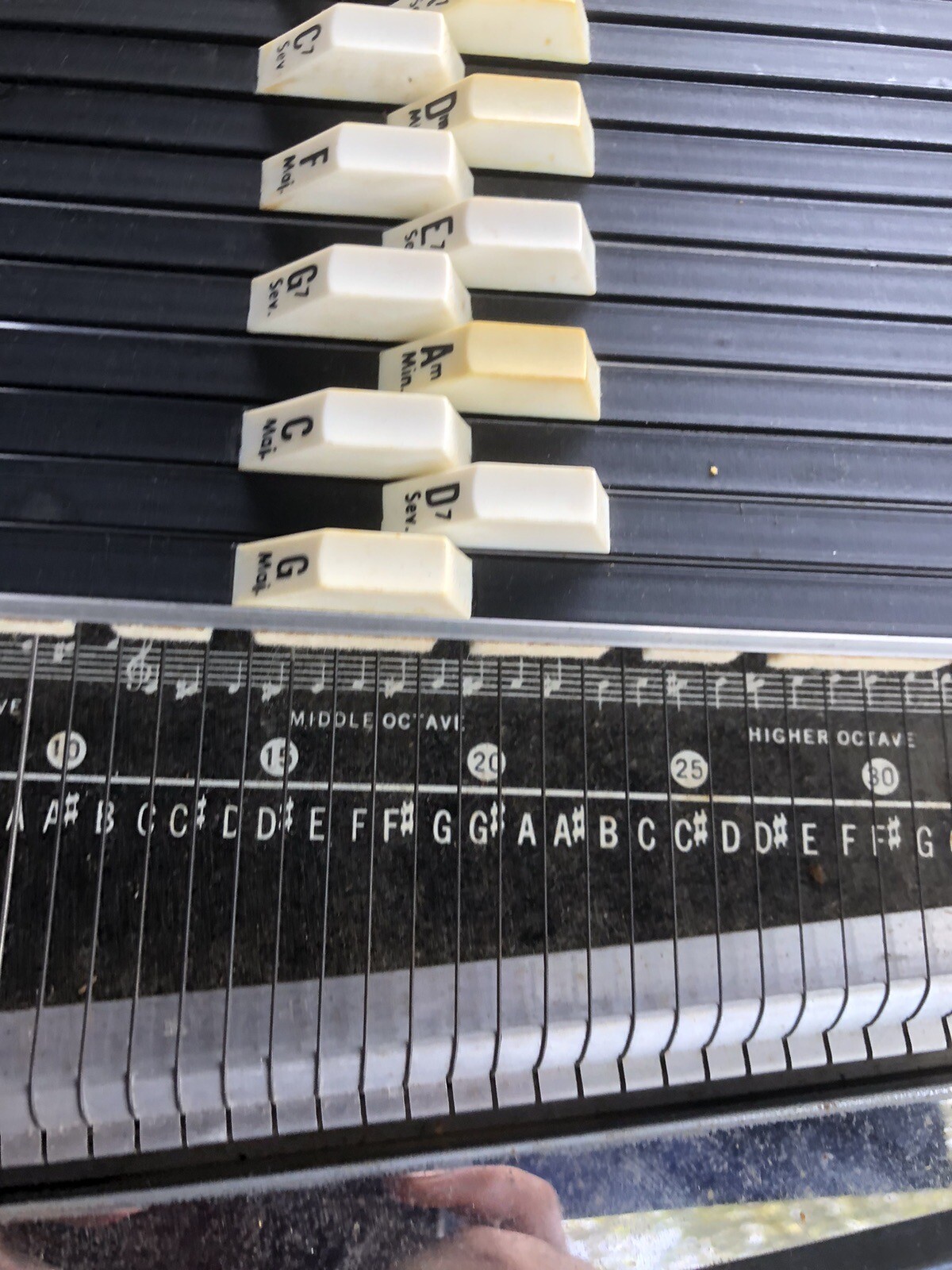 Vintage Oscar Schmidt Autoharp 12 Chord 36 String with Case eBay