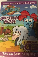 God Rocks! Bibletoons Obey God's Word DVD sing and learn the word Gospel Faith 
