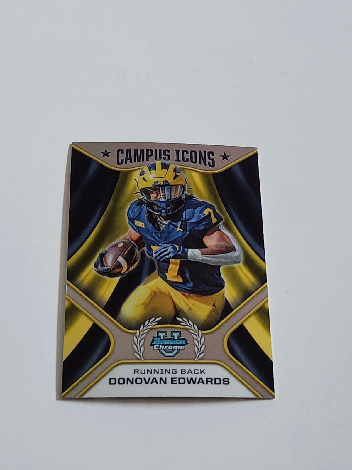 Donovan Edwards trading card