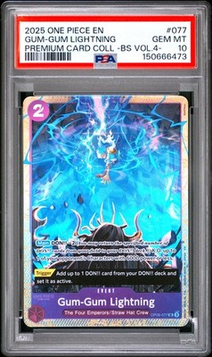 2025 #077 GUM-GUM LIGHTNING PSA 10 | eBay