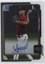 2015 Bowman Chrome Prospects Auto Yoan Lopez #BCAP-YL Auto 0rz7