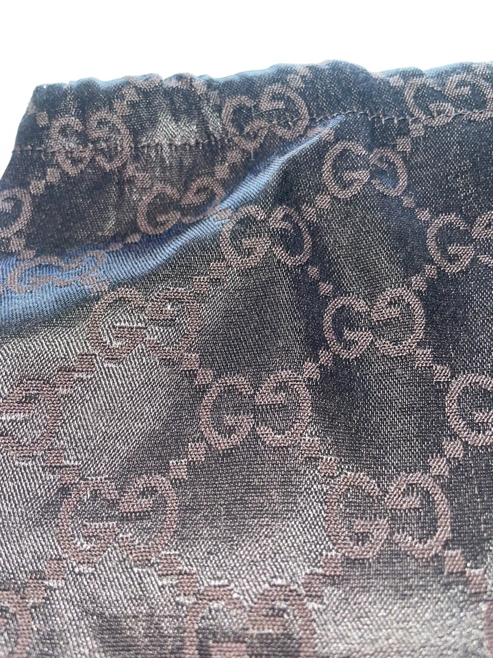 "Bolso antipolvo Gucci vintage auténtico con cordón 11""x12""" Foto 3 de 3