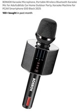 BONAOK Professional Wireless Bluetooth Karaoke Microphone with Case