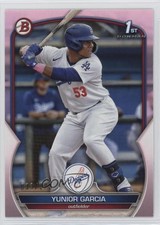 2023 Bowman Prospects Pink 33/175 Yunior Garcia #BP-142 pv7