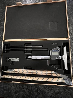 MITUTOYO 329-350 ELECTRONIC INTERCHANGEABLE ROD DEPTH MICROMETER DMC 4-6 