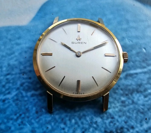 Vintage Buren Hand-Winding Men's Wristwatch - Picture 1 of 8