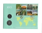 2005 WORLD HERITAGE SITES AUSTRALIA ROYAL MAIL PNC COVER 50p & 50c COIN BUNC