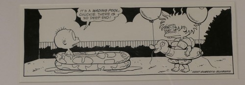 ORIGINALE FUMETTO STRISCIA ARTE RUGRATTI ARTISTI KENT ROBERTS BLYBERG - Foto 2 di 7