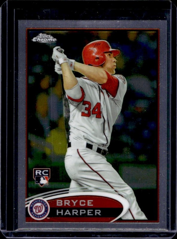 2012 Topps Chrome Bryce Harper RC Rookie #196a Nationals