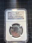 USA Silver Kennedy Half Dollar 1964 NGC Ms65 First Year Of Issue