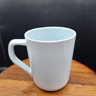 2 Real Simple Commercial Grade Vitrified SEAGLASS Seafoam Mint Stoneware Mugs
