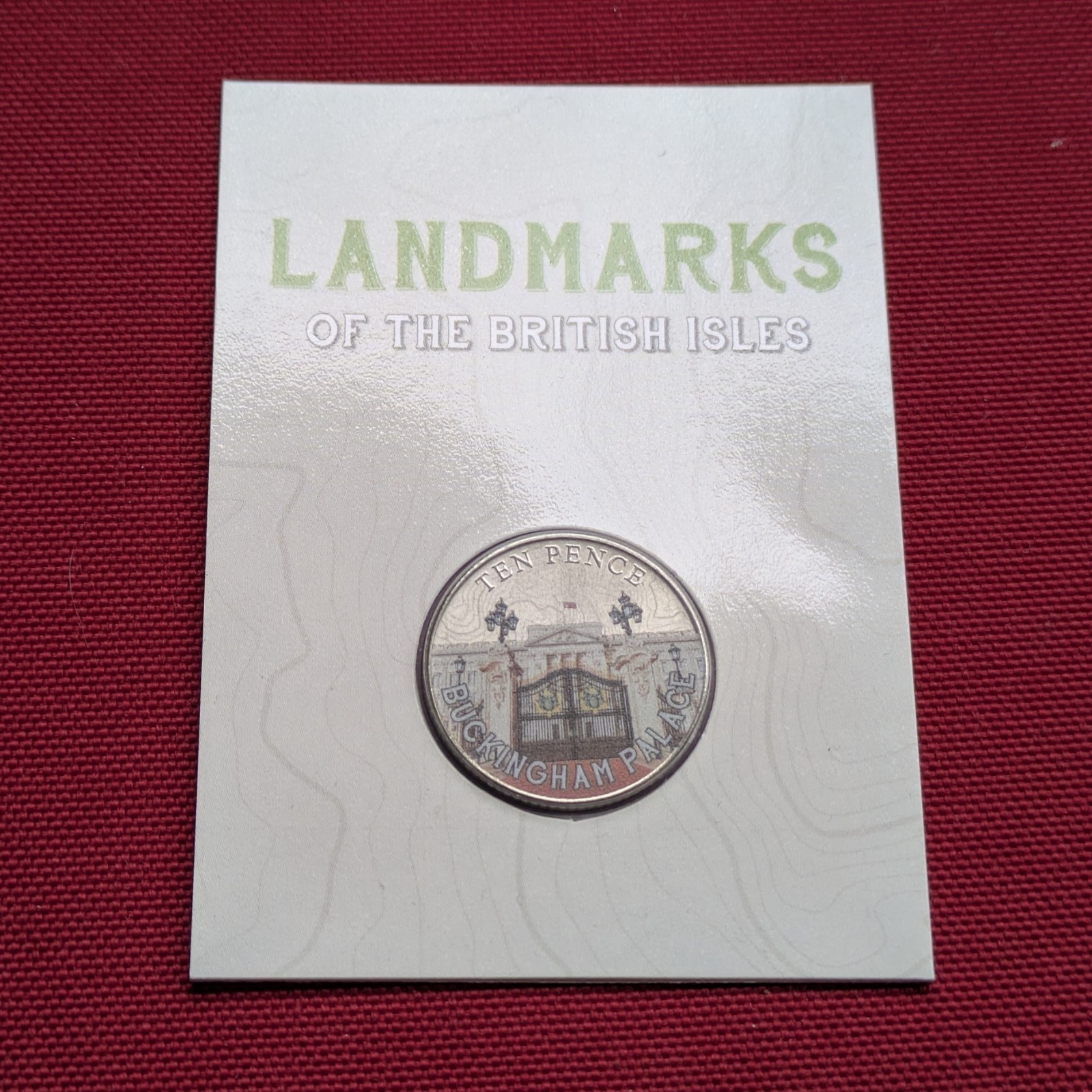 10p 2023 BUCKINGHAM PALACE British Isles Landmarks coloured ChangeChecker coin image 3