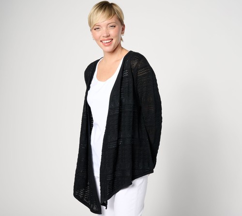 Joan Rivers Classics Collection Women's Top Sweater Sz XL Black A640657