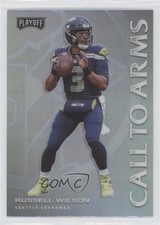 2020 Panini Playoff Call to Arms Silver Prizm Russell Wilson #CA-5 3n1